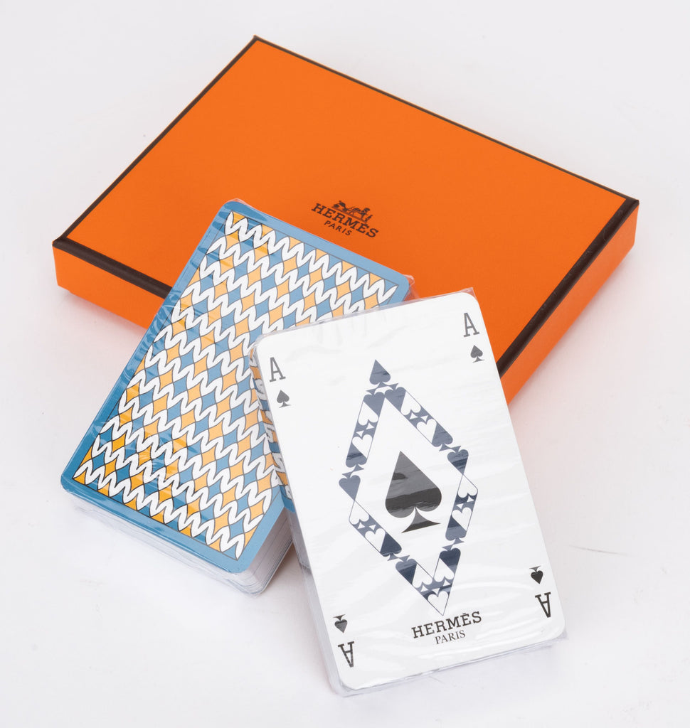 Hermès New Set 2 Poker Decks In Box