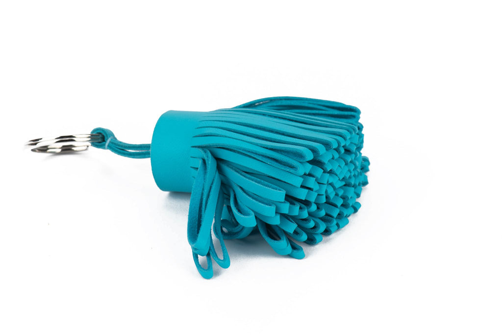 Hermès New Turquoise Carmen Keychain