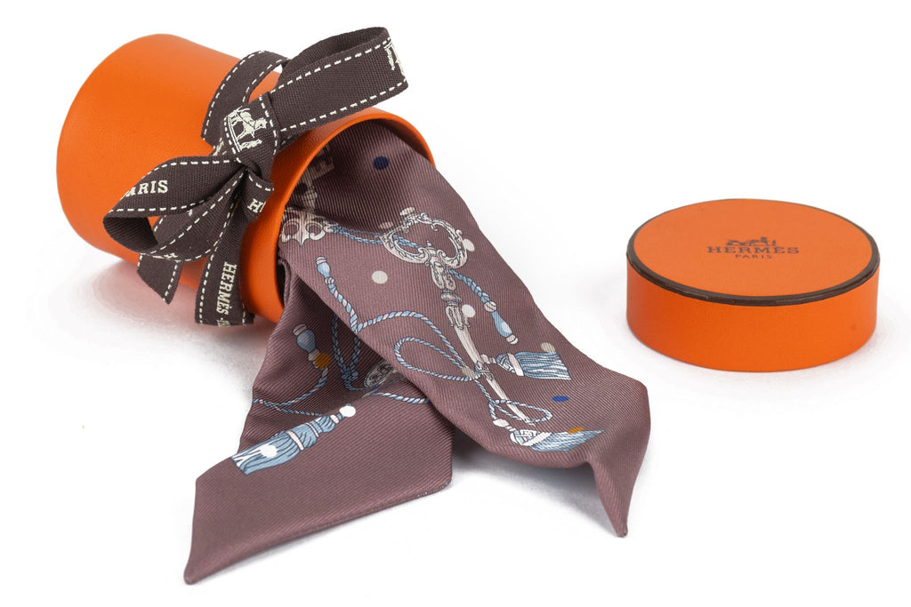 Hermès New Les Cles A Pois Shadow Twilly