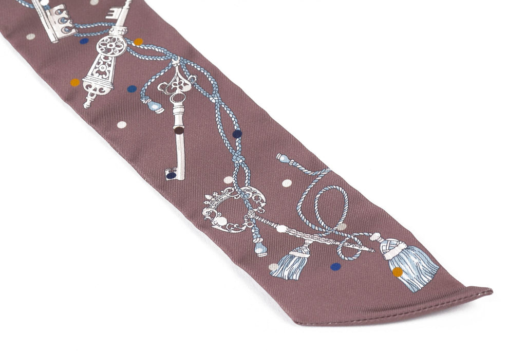 Hermès New Les Cles A Pois Shadow Twilly