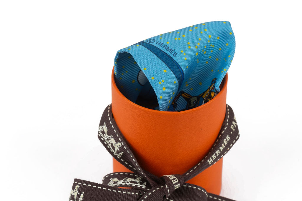 Hermès New Silk "Space Derby" Twilly