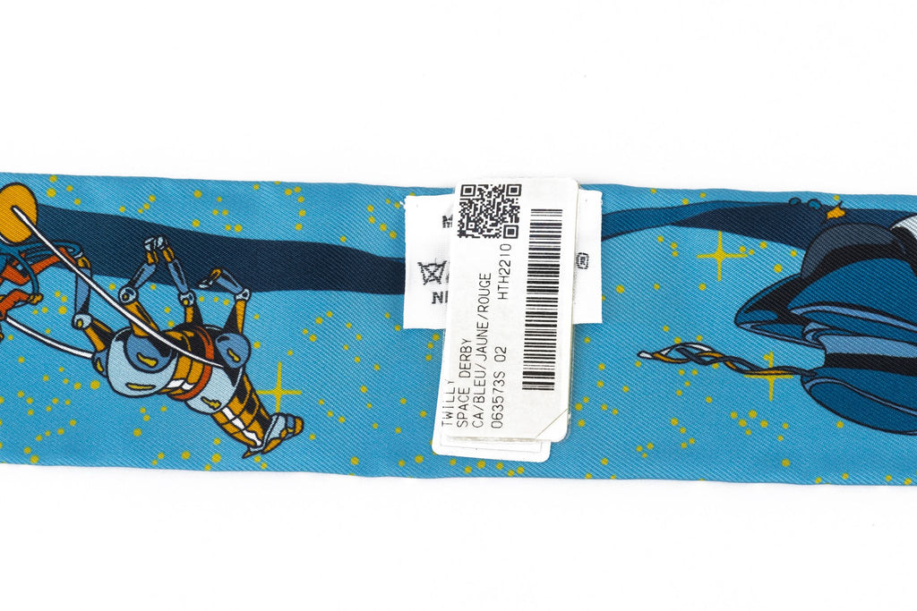 Hermès New Silk "Space Derby" Twilly