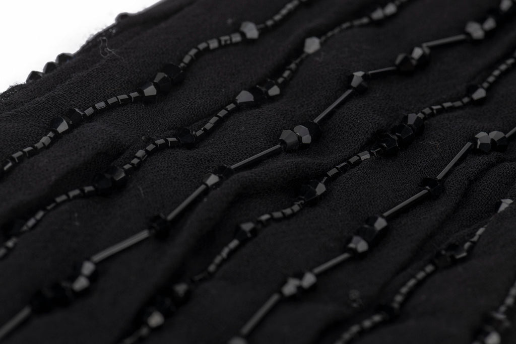 YSL New Silk Beaded Evening Scarf