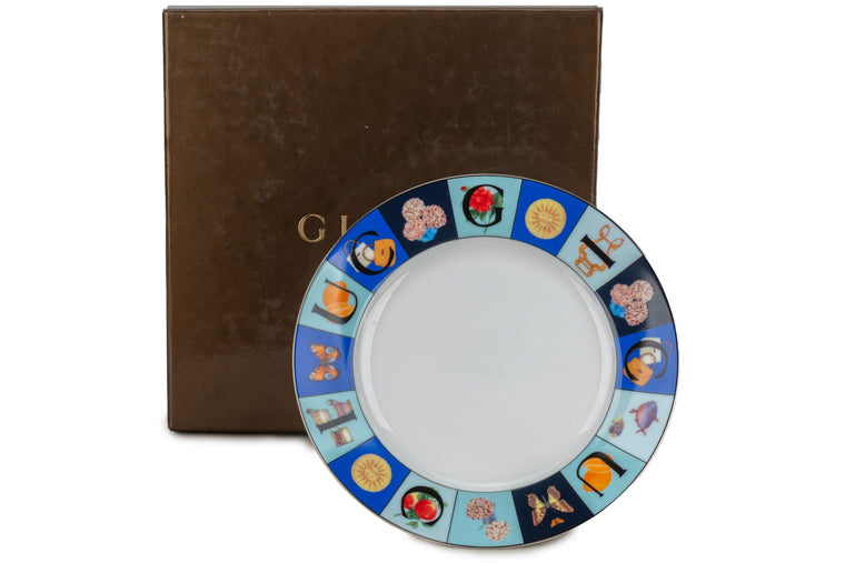 Gucci Multicolor Porcelain Dessert Dish