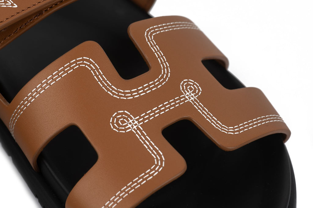 Hermès New Chypre Star Design Gold 38