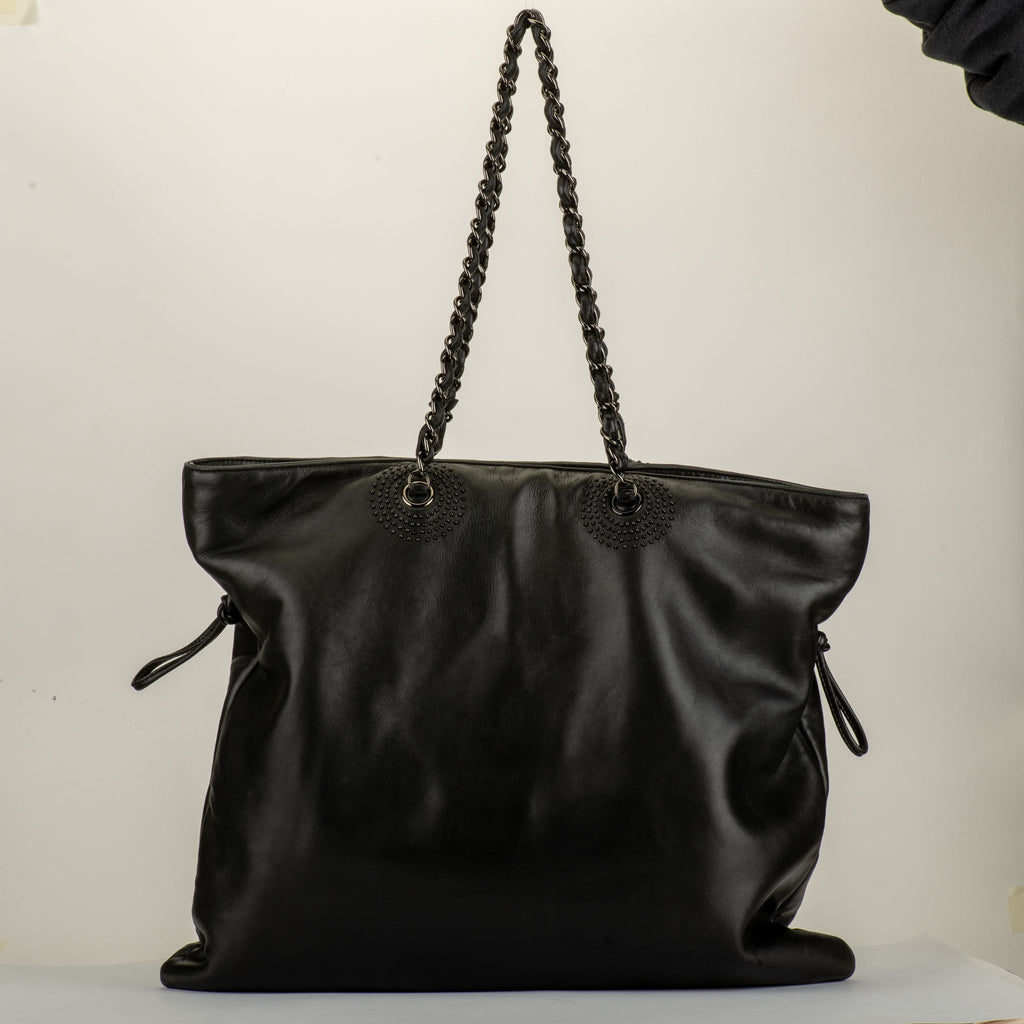 Chanel Black Rhinestone Bon Bon Tote
