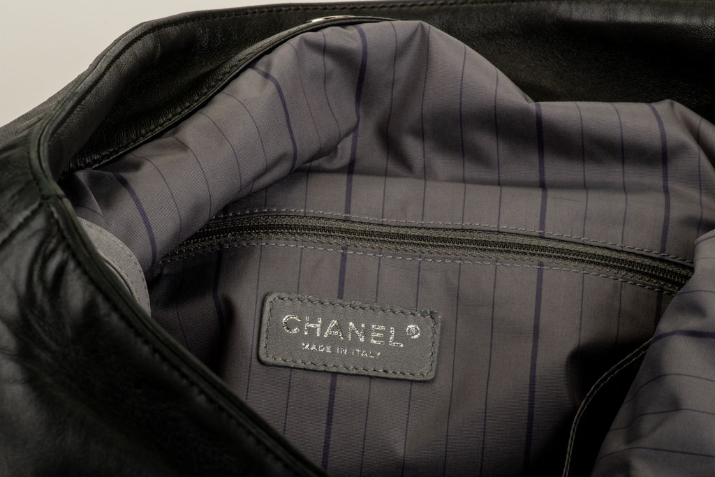 Chanel Black Rhinestone Bon Bon Tote