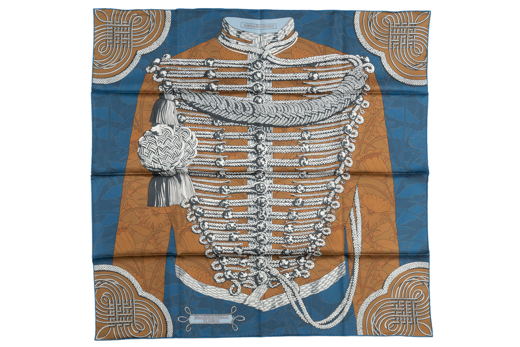 Hermès Brandebourg Double Face Scarf