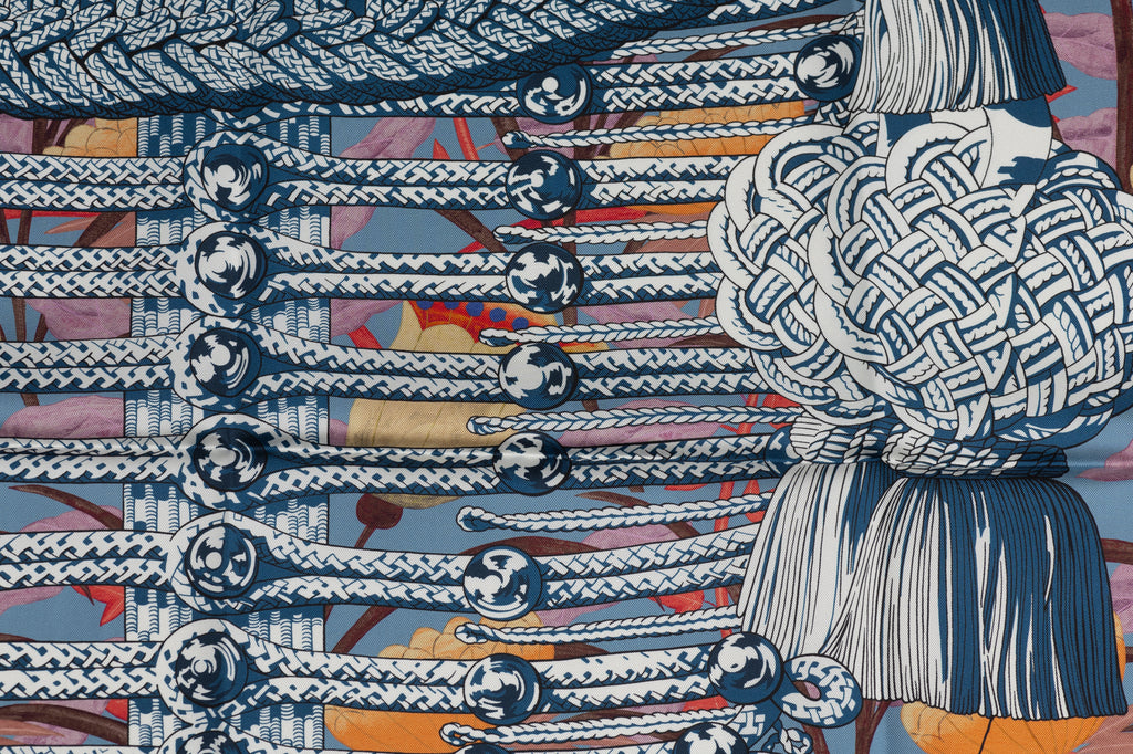 Hermès Brandebourg Double Face Scarf