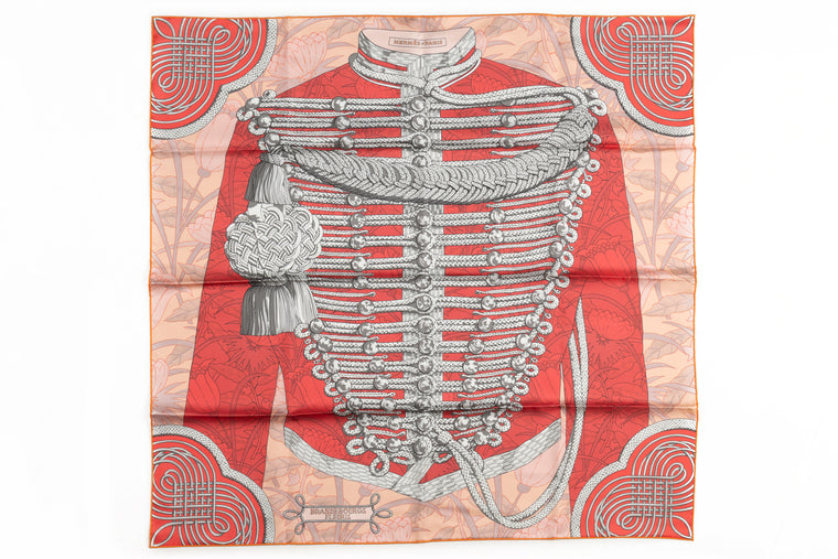 Hermes "Brandebourg" Double Face Scarf