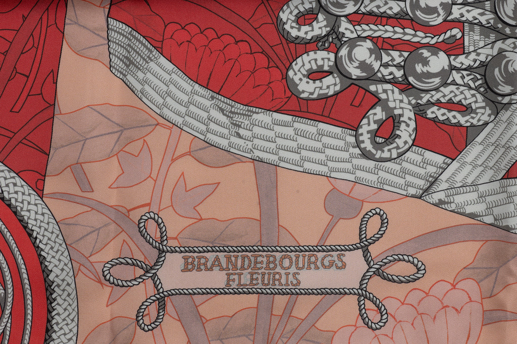 Hermes "Brandebourg" Double Face Scarf