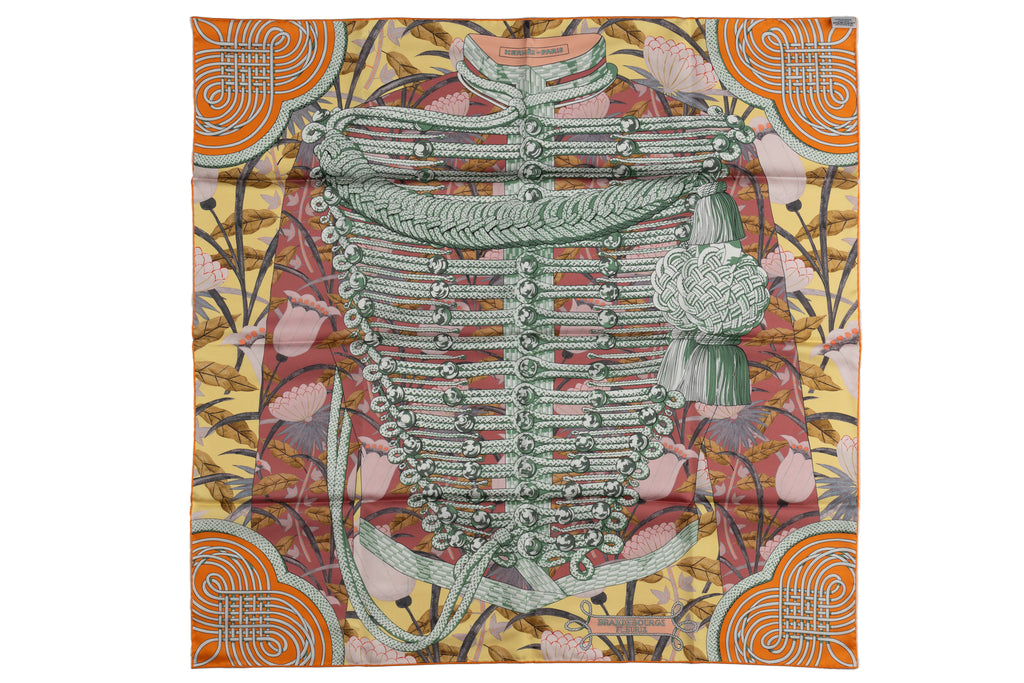 Hermes "Brandebourg" Double Face Scarf