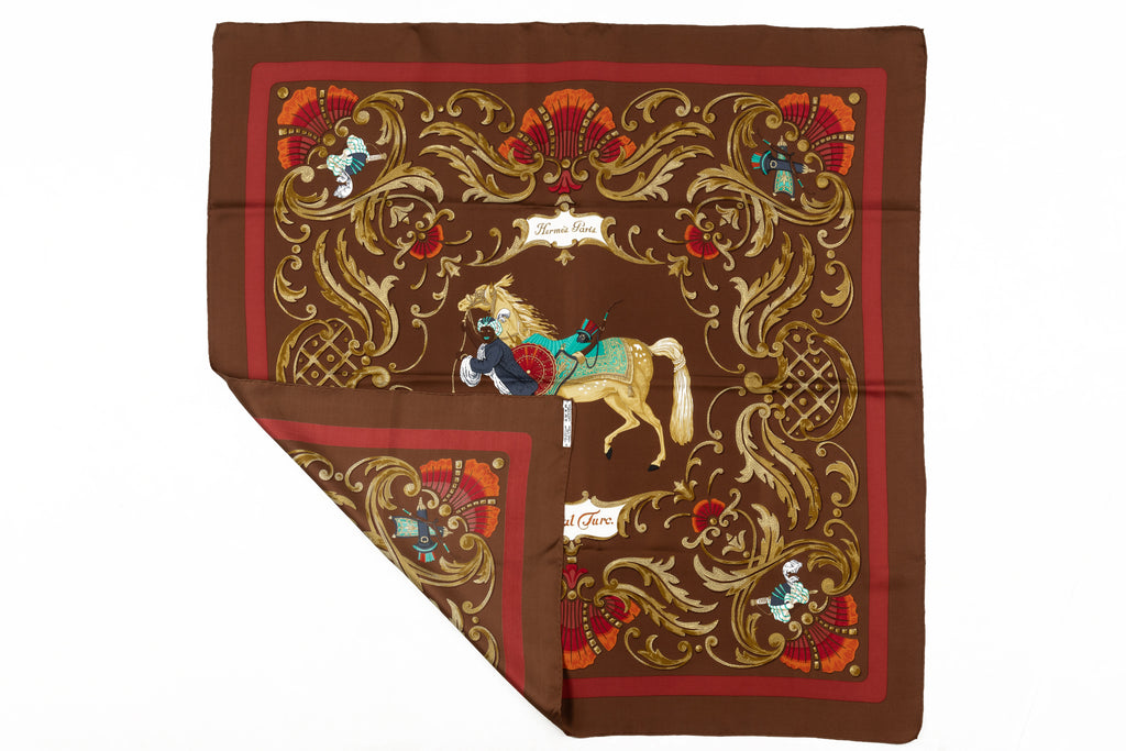 Hermes "Cheval Turc"  Silk Scarf