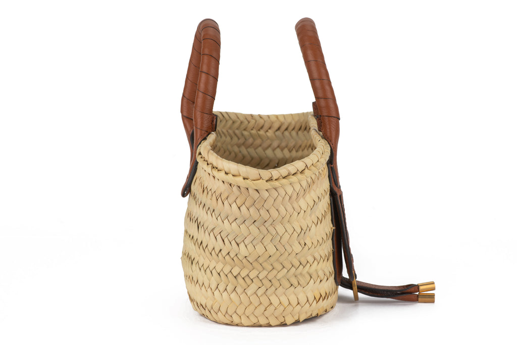Chloe New Straw Leather Mini Basket