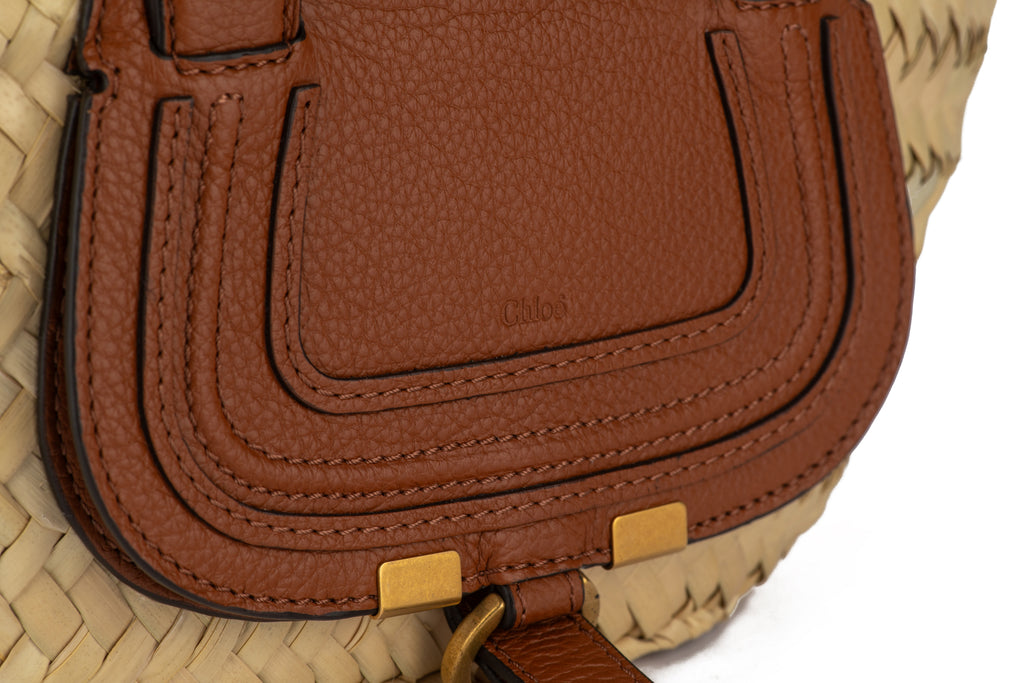 Chloe New Straw Leather Mini Basket