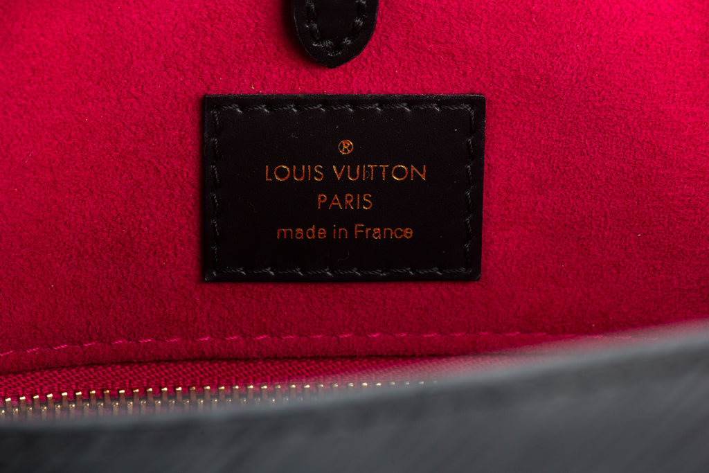 Vuitton Black/Fuchsia Epi On The Go MM