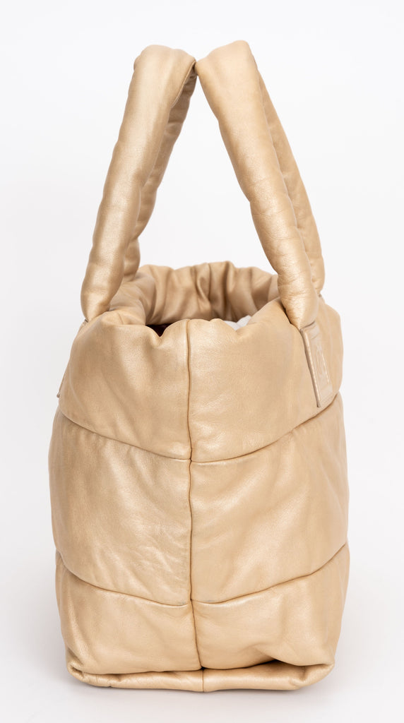 Chanel Gold Leather Coco Cocoon Tote Bag