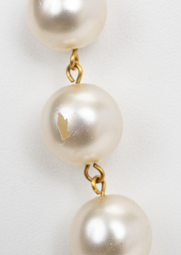 Chanel 1987 Pearl Magnifier Necklace