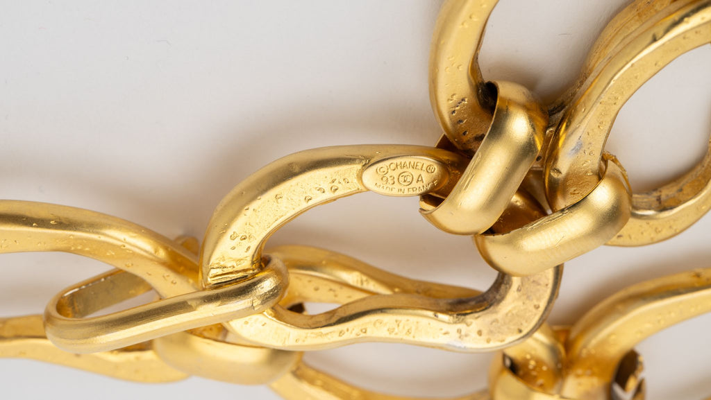 Chanel 93 Satin Gold Belt/Necklace