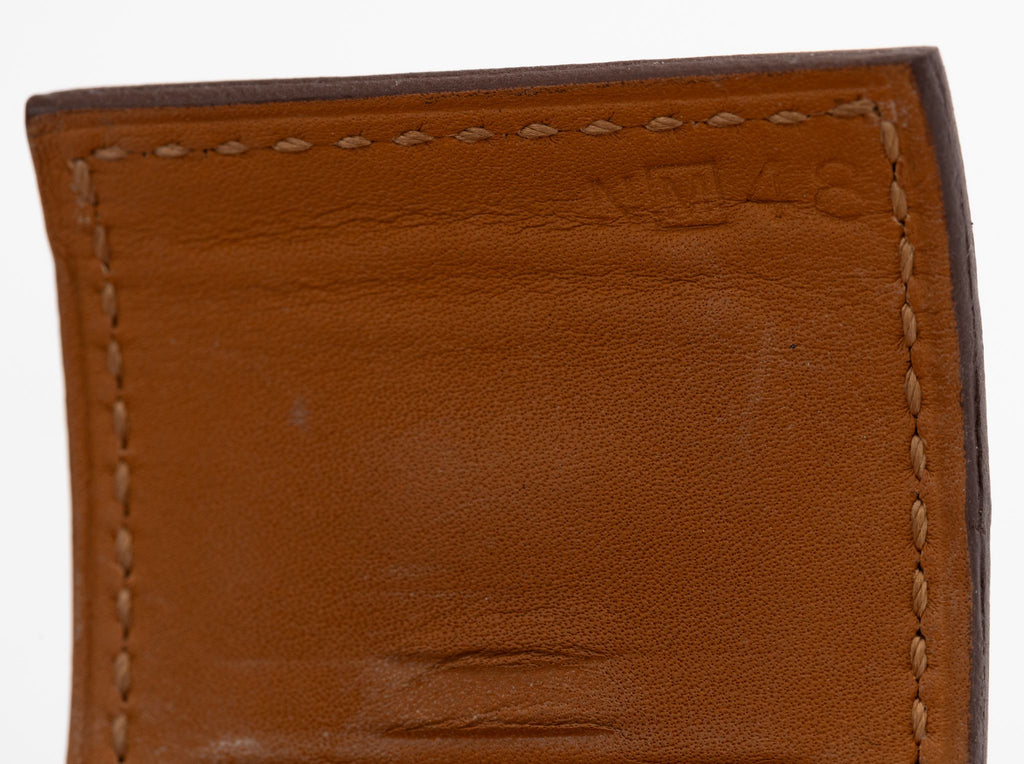 Hermes Grey Alligator Collier De Chien