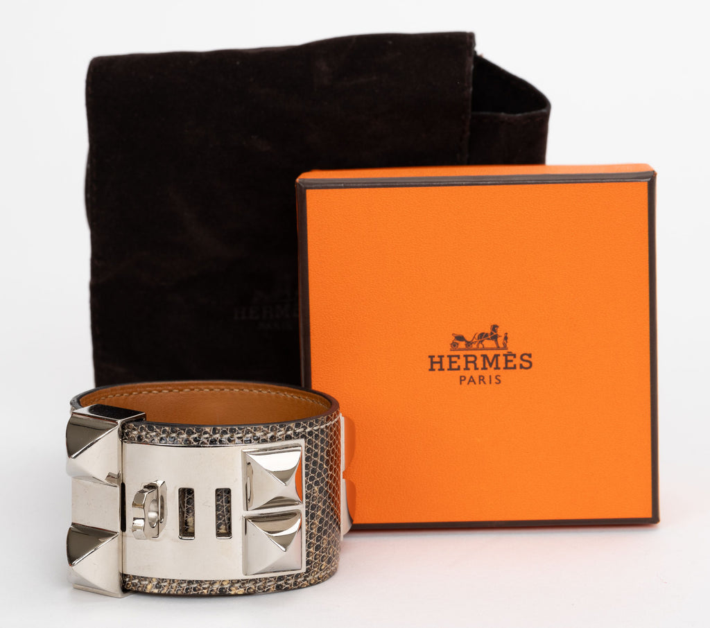 Hermès Collier De Chien Ombre Lizard