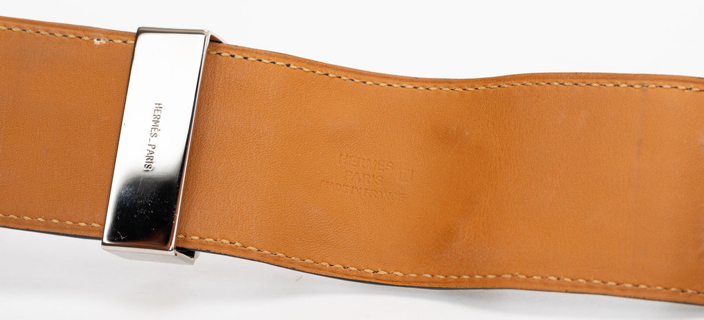Hermes Collier De Chien Blue Alligator