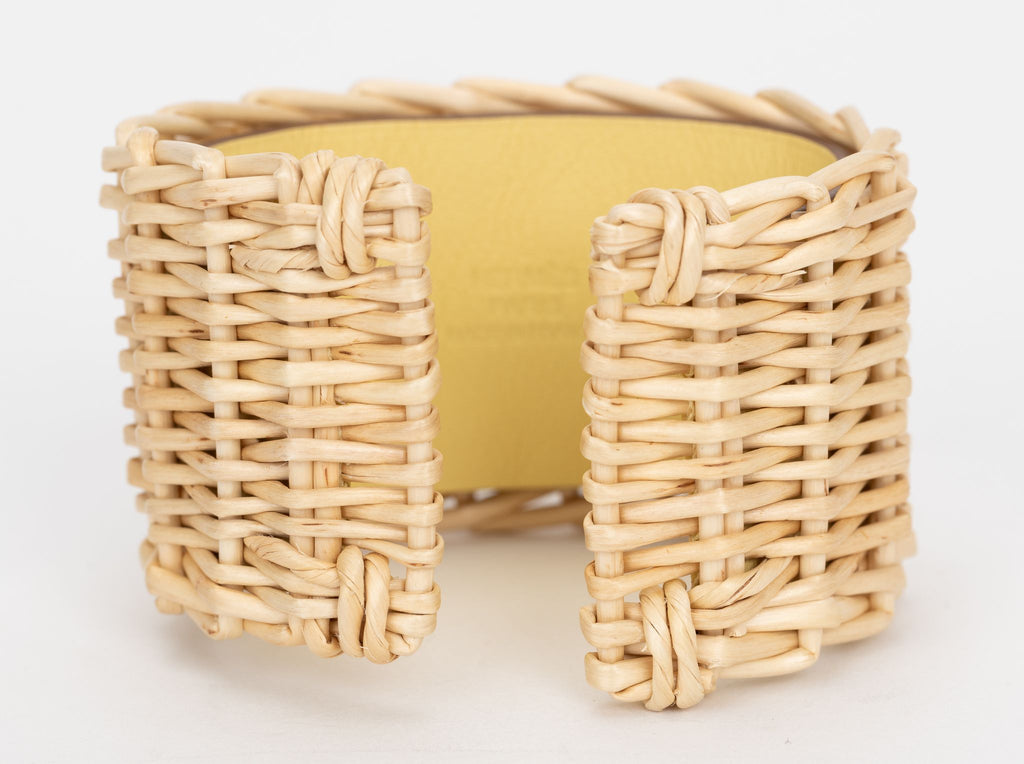 Hermes New Jaune Picnic Cuff Bracelet