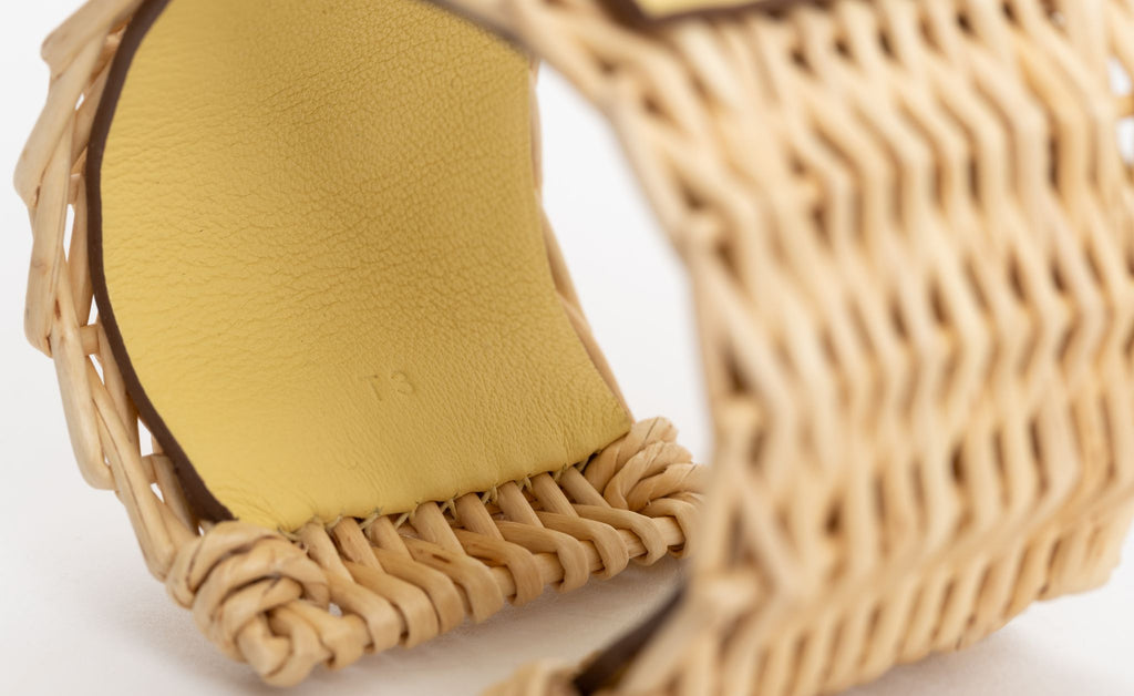 Hermes New Jaune Picnic Cuff Bracelet