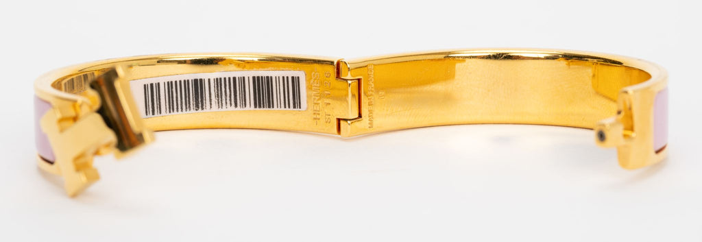 Hermes New Clic H Rose Nacarat Bracelet