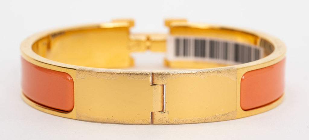 Hermes New Peach Clic Clac H Bracelet