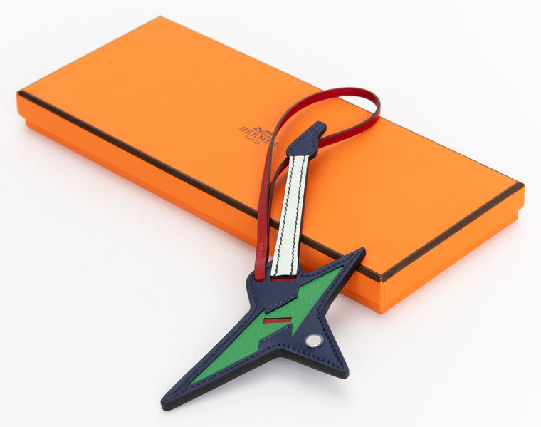 Hermès Guitar Charm Bag w/Pick Tadelakt