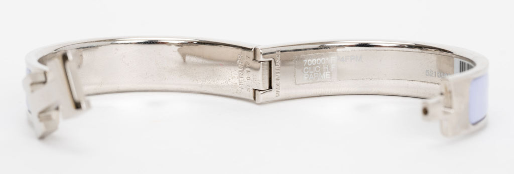 Hermes New Lilac Clic Clac H Bracelet