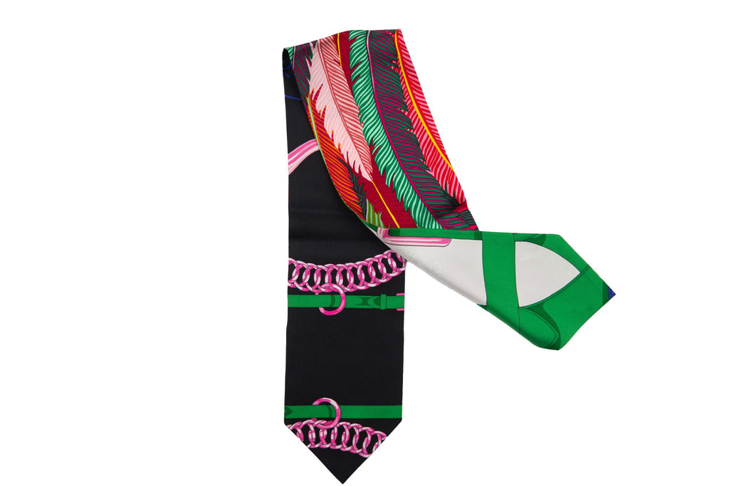 Hermès Double Face Silk Ascot