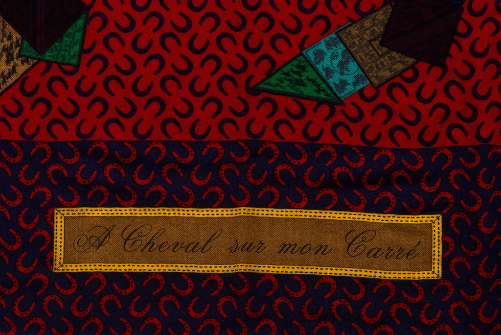 Hermes Cheval Sur Mon Cashmere Shawl