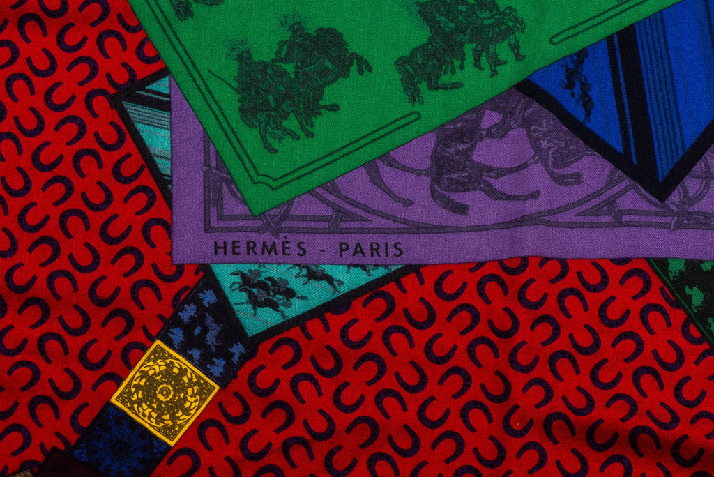 Hermes Cheval Sur Mon Cashmere Shawl