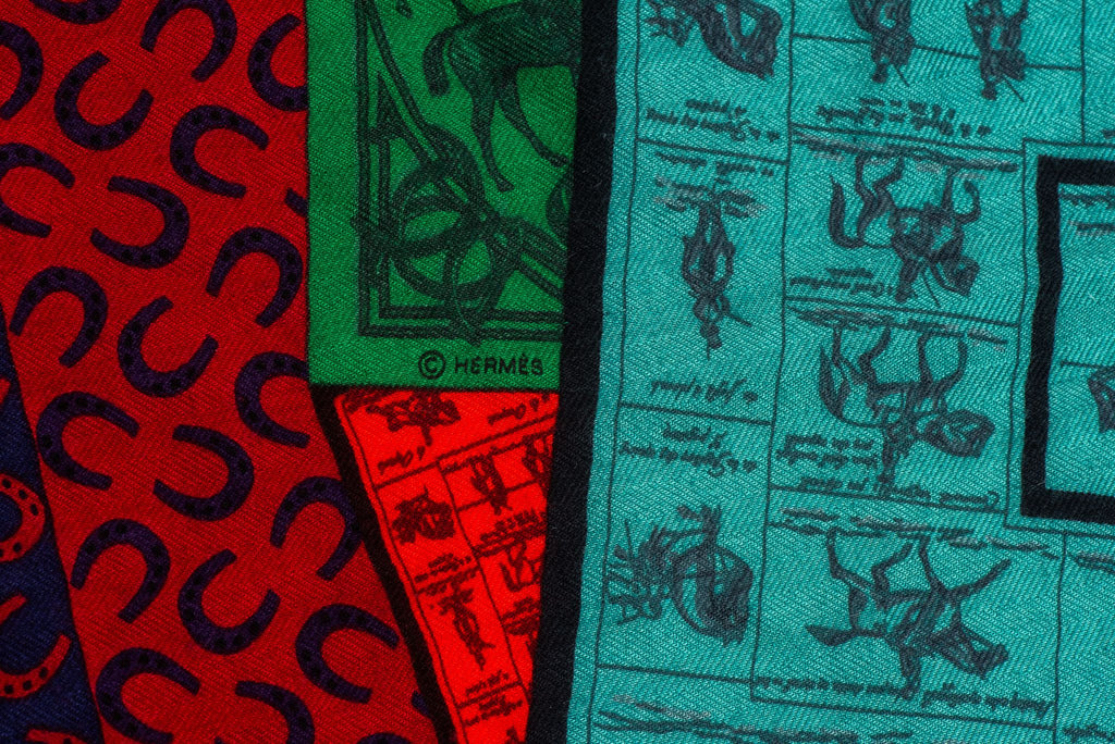 Hermes Cheval Sur Mon Cashmere Shawl