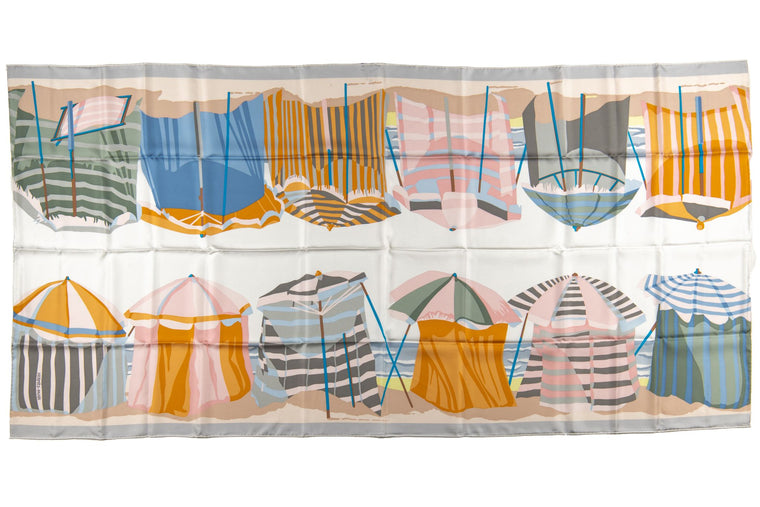 Hermès New Silk Beach Cabanas Stole