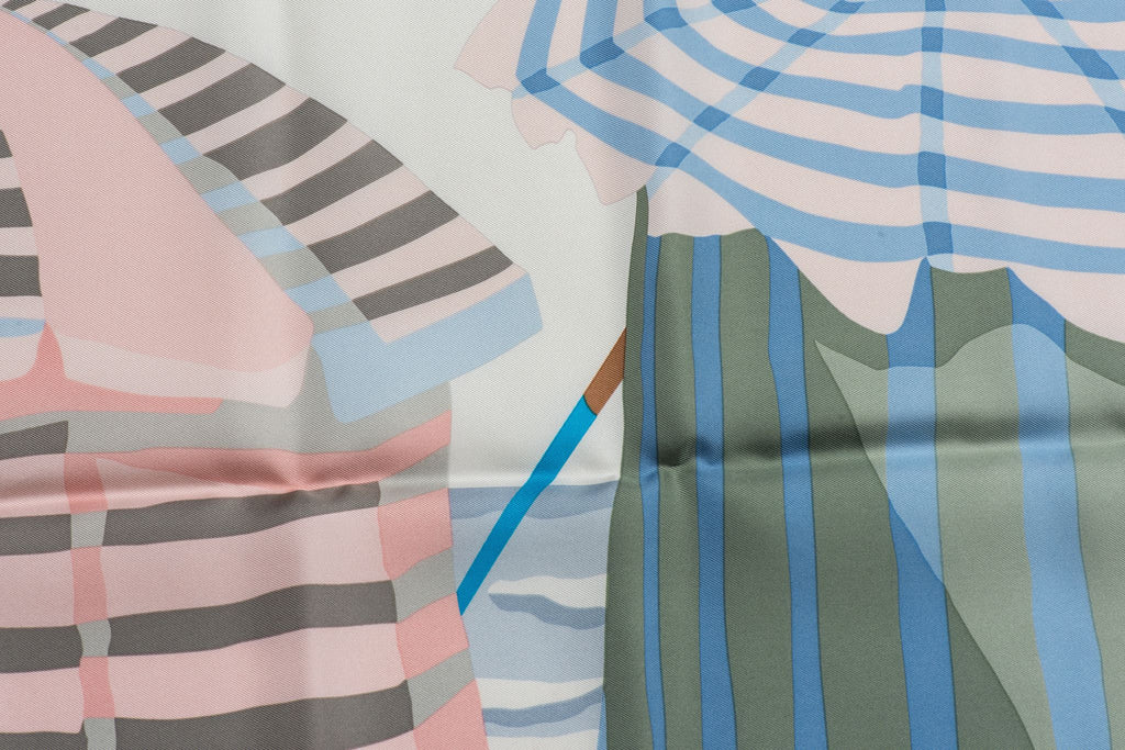 Hermès New Silk Beach Cabanas Stole
