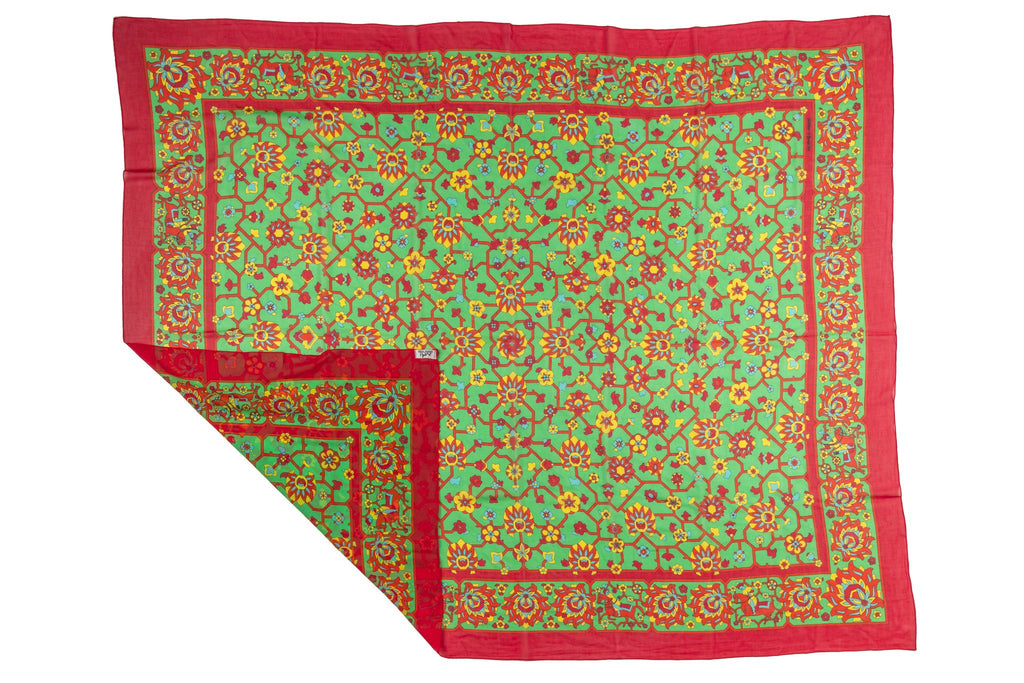 Hermès Flowers Beach Cotton Sarong