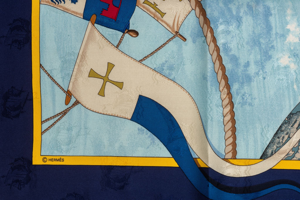 Hermes Christophe Colomb Scarf