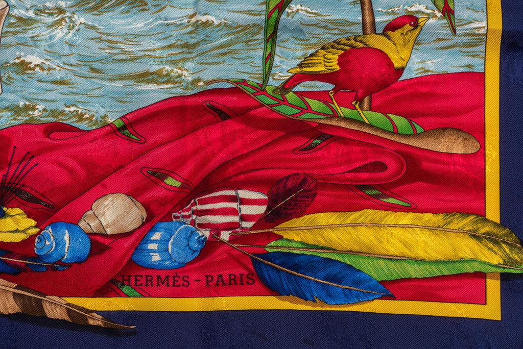 Hermes Christophe Colomb Scarf