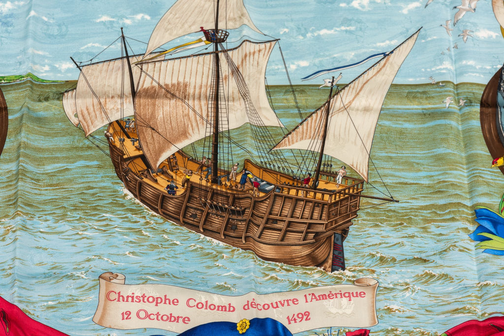 Hermes Christophe Colomb Scarf