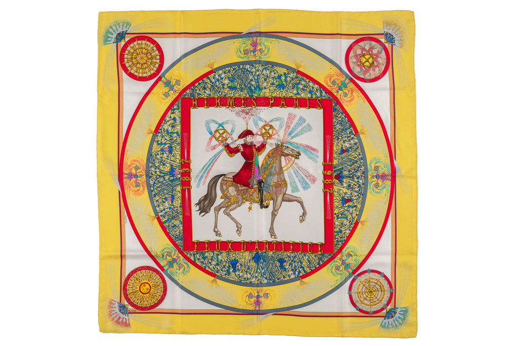 Hermes Feux D'Artifice Scarf