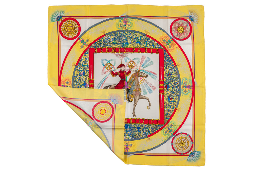 Hermes Feux D'Artifice Scarf