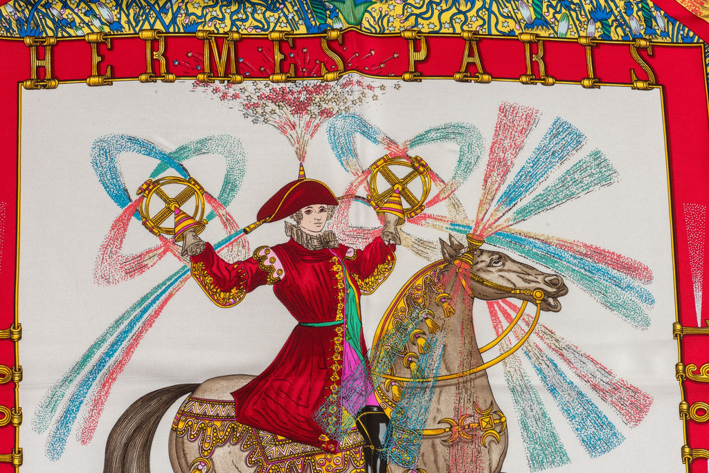 Hermes Feux D'Artifice Scarf