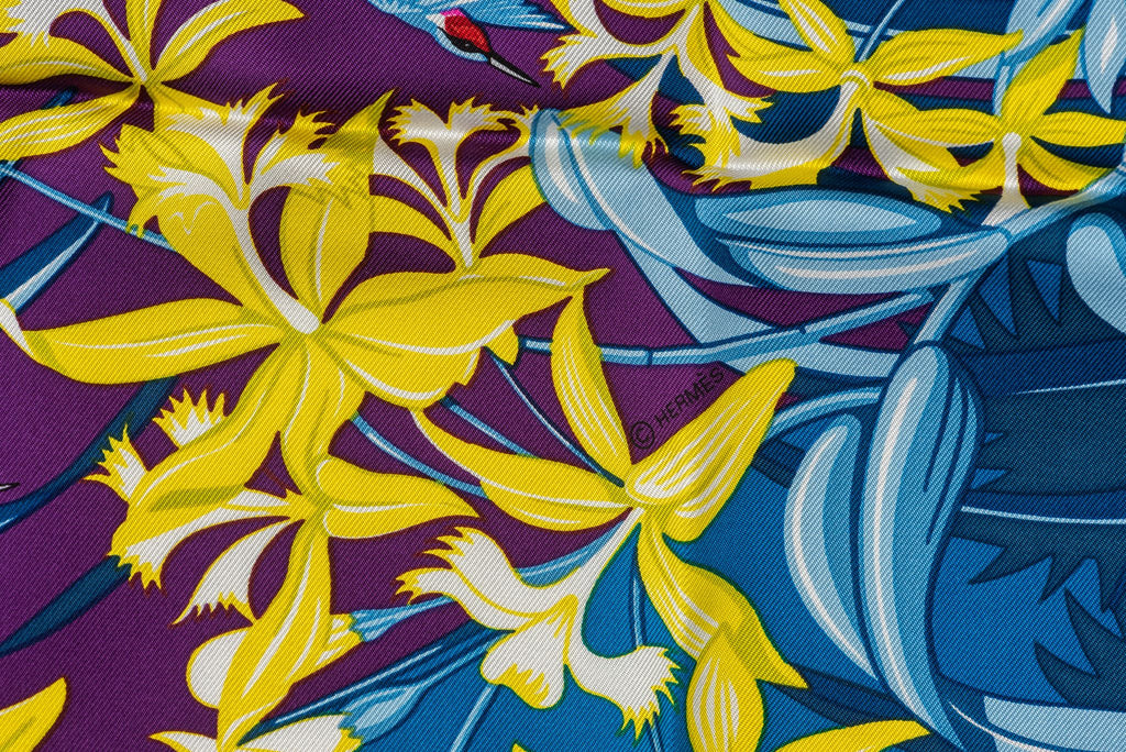 Hermes Collectible Flamingo Party Scarf
