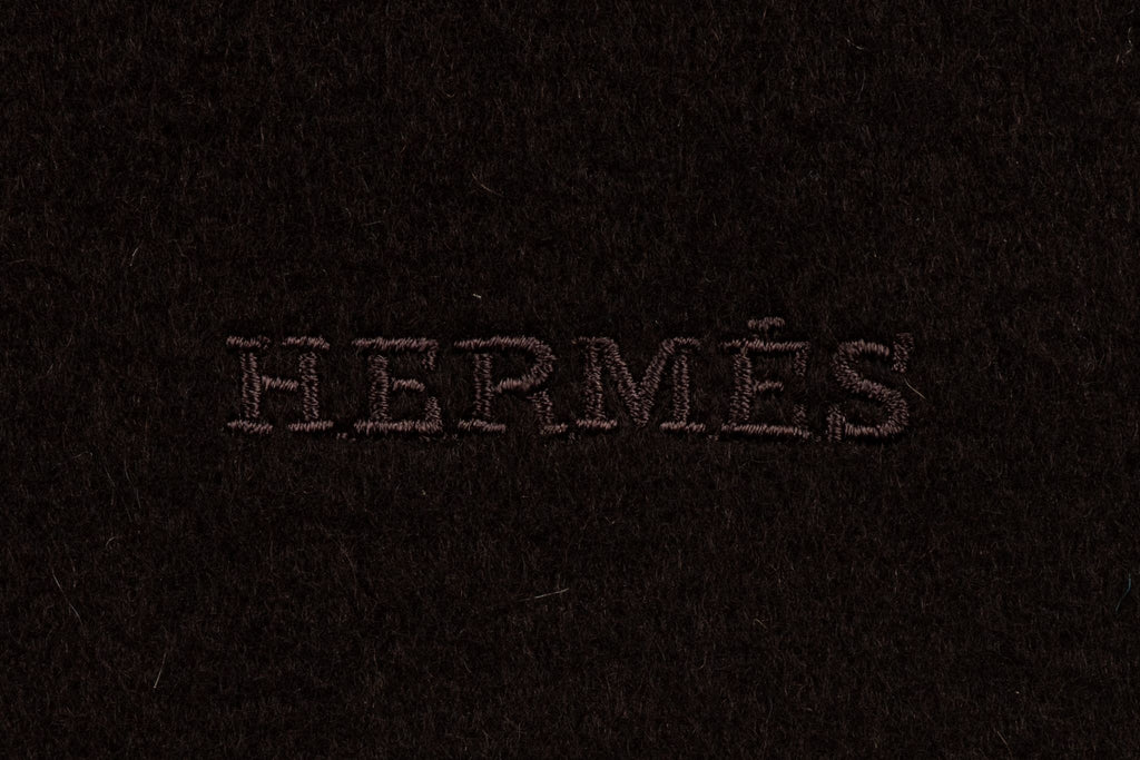 Hermes Brown Cashmere Unisex Scarf