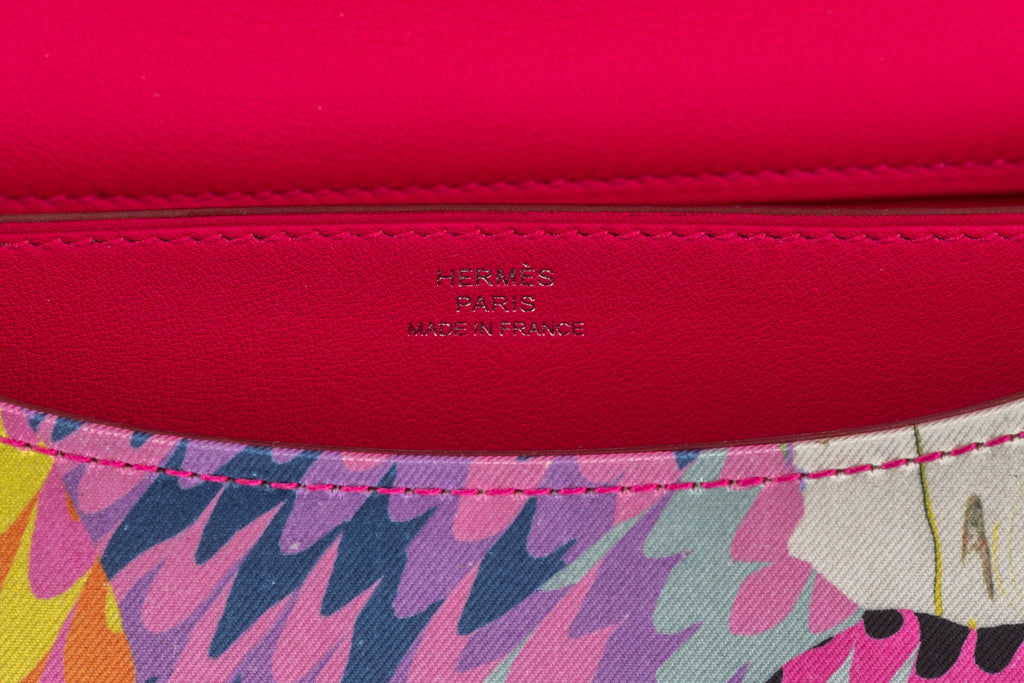 Hermès New  Constance 24 "Marble Silk"