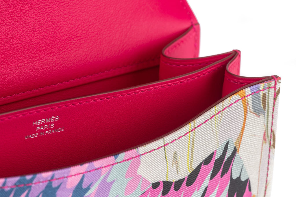 Hermès New  Constance 24 "Marble Silk"