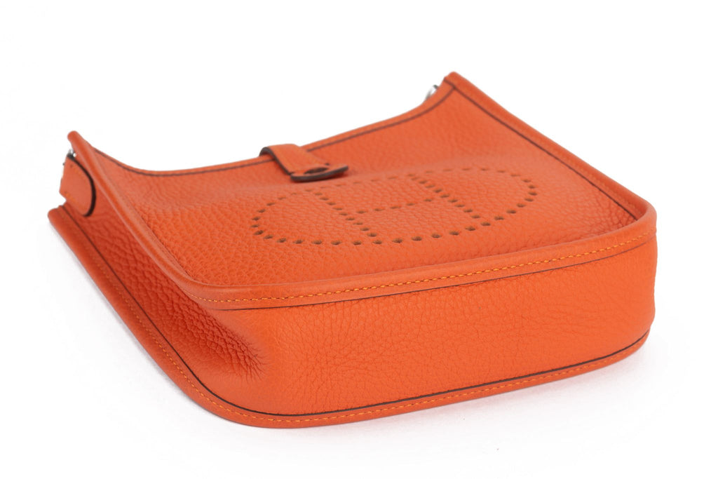 Hermes New Orange Mini Evelyne Bag